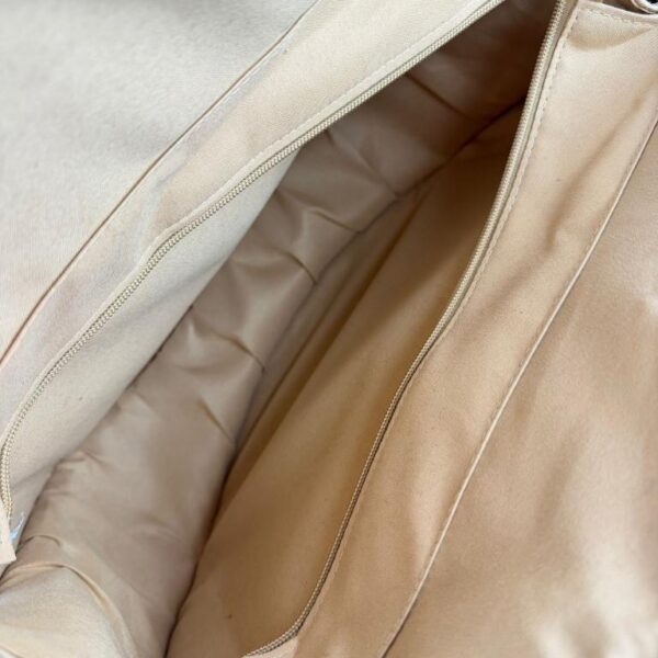 Amplio Bolso de Yute con Asas Largas, Diseño Circular y Decoración Frontal para Mujer - Imagen 7