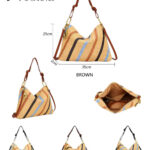 Bolso Bandolera Multicolor en Algodón Regina Schrecker con Corazón en Cremallera para Mujer