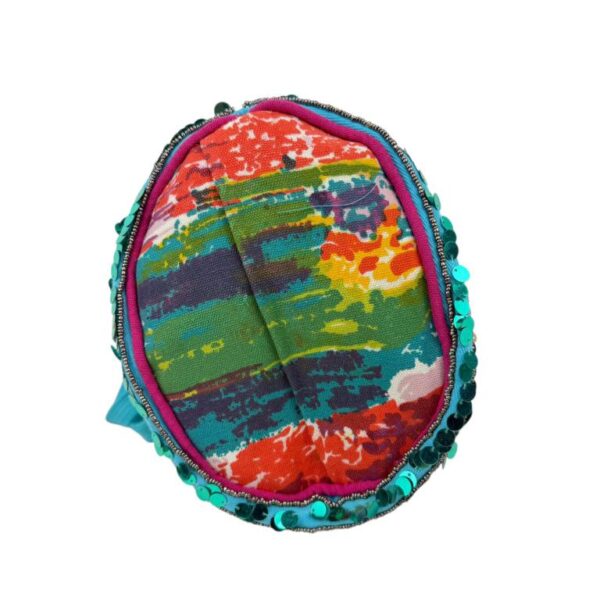 Bolso de Hombro Artesanal en Algodón con Muchos Detalles Decorativos y Diseño Único para Mujer - Imagen 9