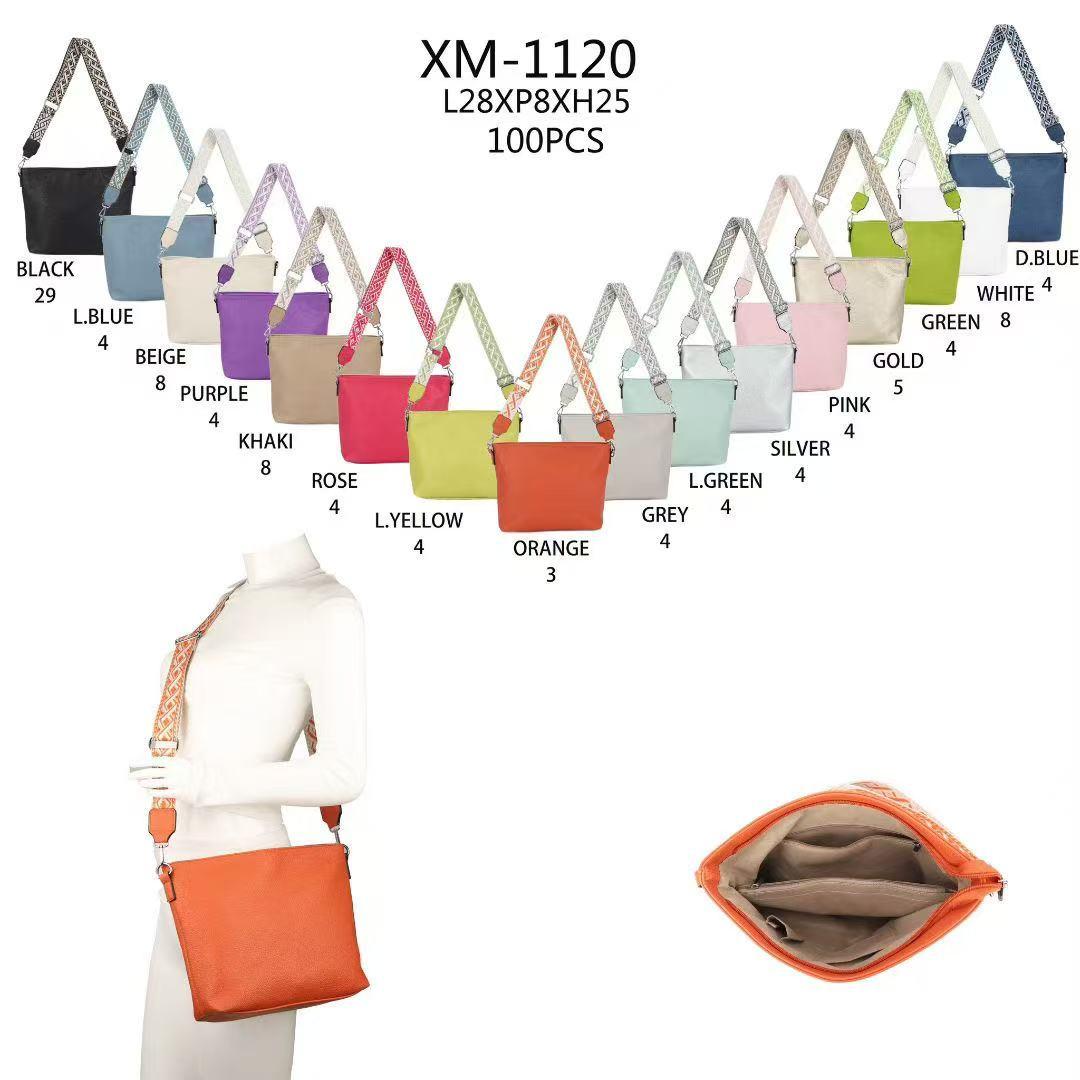 CGXM-1120-All Bolso Bandolera Sintético y Blandito con Bolsillo Trasero y Compartimentos Internos de Mujer - Imagen 1
