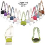 Bolso Bandolera Sintético de Mujer con 2 Compartimentos principales y Solapa Frontal para Mujer