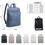 Mochila Sintética Coveri Collection para Mujer con Multicompartimentos Exteriores