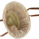 Cesta Capazo Grande de Mujer en Rafia Artesanal con 2 Asas Largas y Diseño Original - Imagen 5