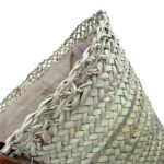 Cesta Capazo Grande de Mujer en Rafia Artesanal con 2 Asas Largas y Diseño Original - Imagen 6