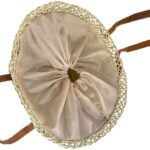 Cesta Capazo Grande de Mujer en Rafia Artesanal con 2 Asas Largas y Diseño Original - Imagen 4