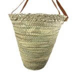 Cesta Capazo Grande de Mujer en Rafia Artesanal con 2 Asas Largas y Diseño Original - Imagen 3