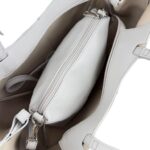 Bolso de Hombro Sintético con Botones y Cuerdas Laterales + Bolsito Bandolera Extra para Mujer - Imagen 7