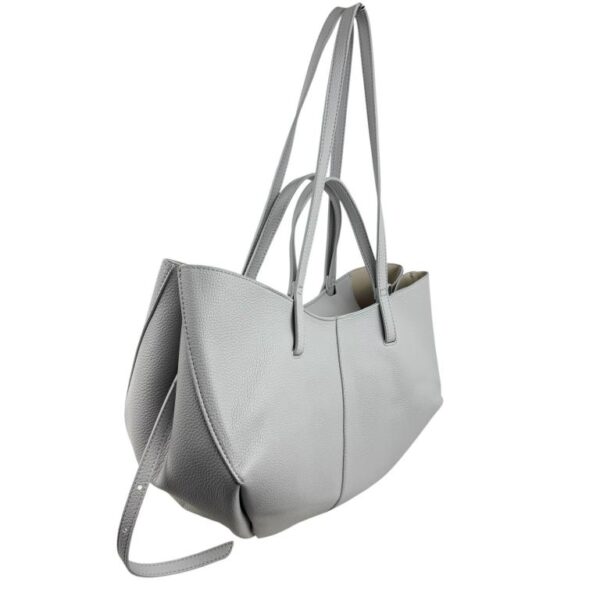 Bolso de Hombro Sintético con Botones y Cuerdas Laterales + Bolsito Bandolera Extra para Mujer - Imagen 5