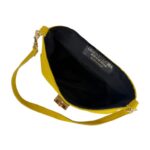 Bolsito de Mano Compacto en Piel de Serraje Italiana con Asa Larga de Cadena para Mujer - Imagen 13