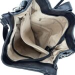 Bolso de Hombro Sintético tipo Hobo con Gran Capacidad, Mini Solapa y Bolsillo Trasero para Mujer - Imagen 5