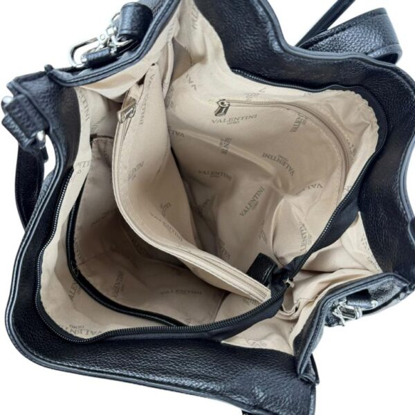 Bolso de Hombro Sintético tipo Hobo con Gran Capacidad, Mini Solapa y Bolsillo Trasero para Mujer - Imagen 5