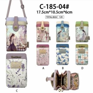 Bolsito Portamovil Sintético de Muñeca Sweet Candy con 3 Compartimentos para Mujer - Mayorista España