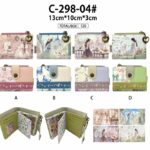 Monedero Sintético Mujer con Muñeca Sweet Candy, Caja, Solapa y Espacio para Tarjetas - Mayorista España