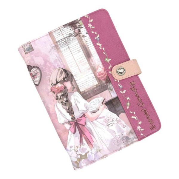 Cuaderno-Diario Diseño Muñeca Sweet Candy con Anillas y Hojas Lisas para Mujer - Imagen 3
