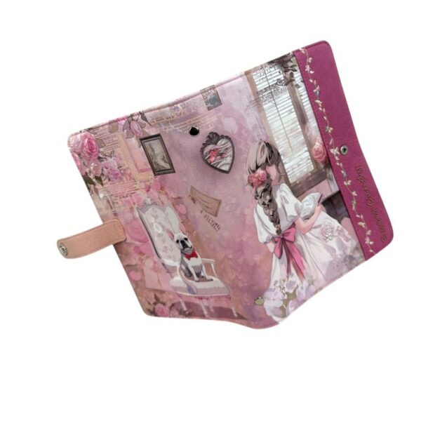 Cuaderno-Diario Diseño Muñeca Sweet Candy con Anillas y Hojas Lisas para Mujer - Imagen 7