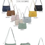 Bolso de Hombro Coveri Collection en Tela Nylon con 4 Compartimentos para Mujer - Mayorista España
