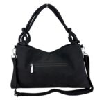 Bolso de Mano Sintético Hobo Coveri Collection de Mujer con Elemento Decorativo Frontal y Bolsillo Trasero - Imagen 3