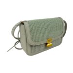 Bolso Bandolera Sintético y Bicolor David Jones con Compartimento Trasero y Solapa de Mujer - Imagen 4