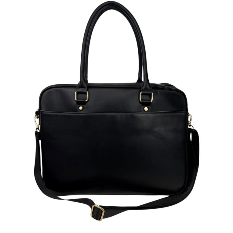 Bolso Sintético de Gran Capacidad y Bolsillos Exteriores con Botón para Mujer - Mayorista España