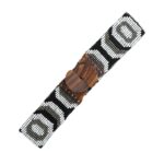 Cinturón Artesanal Elástico de Cristal con Diseño Bolitas Multicolor y Madera de Mango Mujer - Imagen 8