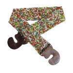 Cinturón Artesanal Elástico de Cristal con Diseño Bolitas Multicolor y Madera de Mango Mujer - Imagen 13