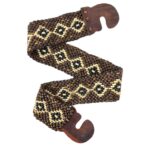 Cinturón Artesanal Elástico de Coco con Diseño Exclusivo y Madera de Mango para Mujer - Imagen 9