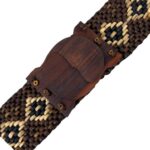 Cinturón Artesanal Elástico de Coco con Diseño Exclusivo y Madera de Mango para Mujer - Imagen 10