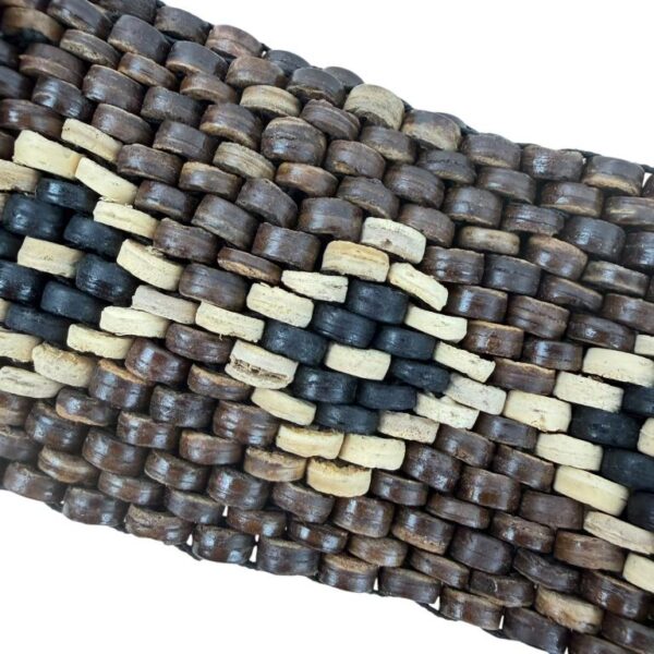 Cinturón Artesanal Elástico de Coco con Diseño Exclusivo y Madera de Mango para Mujer - Imagen 11