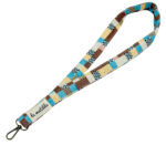 Cuelga Llaves de Algodón La Matilda con Diseño Cuadros y Alegres Colores