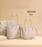 Juego de 2 Bolsos Sintéticos Maxfly de Mujer con Gran Calidad y Detalles Dorados