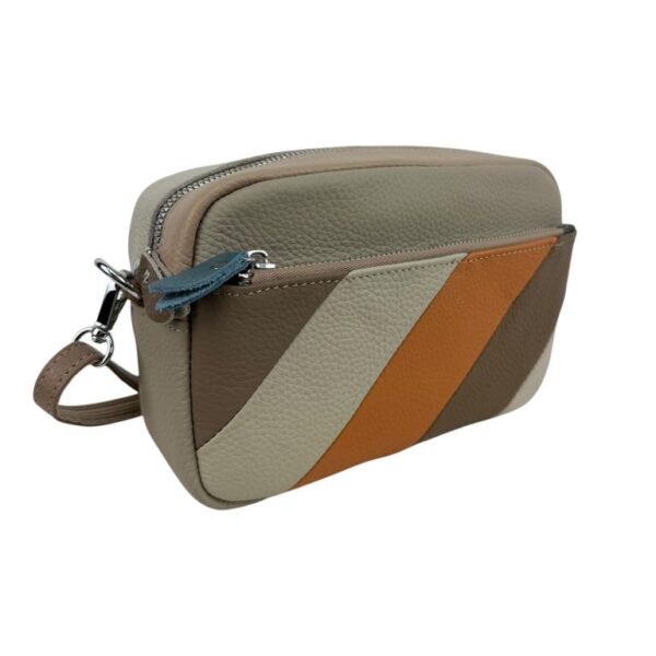 Bolso Bandolera Multicolor de Piel con Diseño Exclusivo y Bolsillos Exteriores para Mujer - Imagen 10