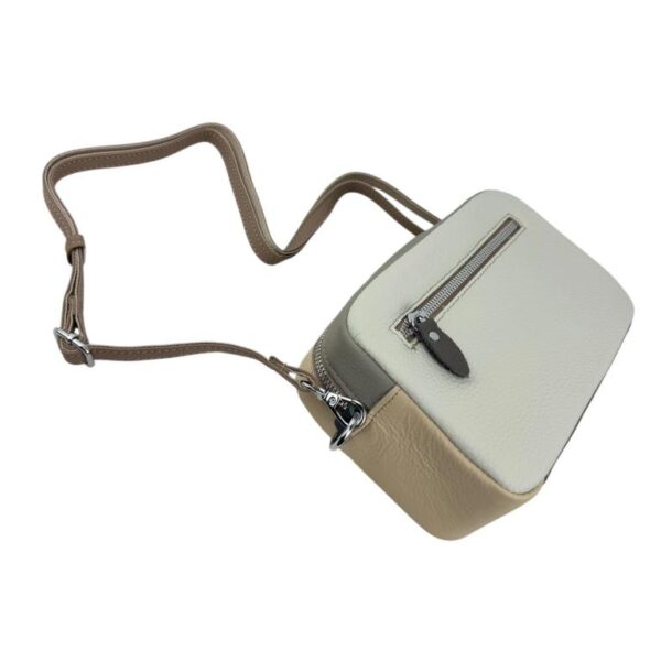 Bolso Bandolera Multicolor de Piel con Diseño Exclusivo y Bolsillos Exteriores para Mujer - Imagen 7