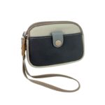 Monedero Multicolor de Piel con Diseño Exclusivo, Asa Corta y 2 Bolsillos para Mujer - Imagen 5