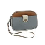 Monedero Multicolor de Piel con Diseño Exclusivo, Asa Corta y 2 Bolsillos para Mujer - Imagen 7