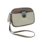 Monedero Multicolor de Piel con Diseño Exclusivo, Asa Corta y 2 Bolsillos para Mujer - Imagen 8