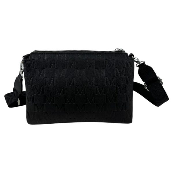 Bolso Bandolera Sintético con Mini Solapa Frontal y 3 Compartimentos Internos para Mujer - Imagen 4