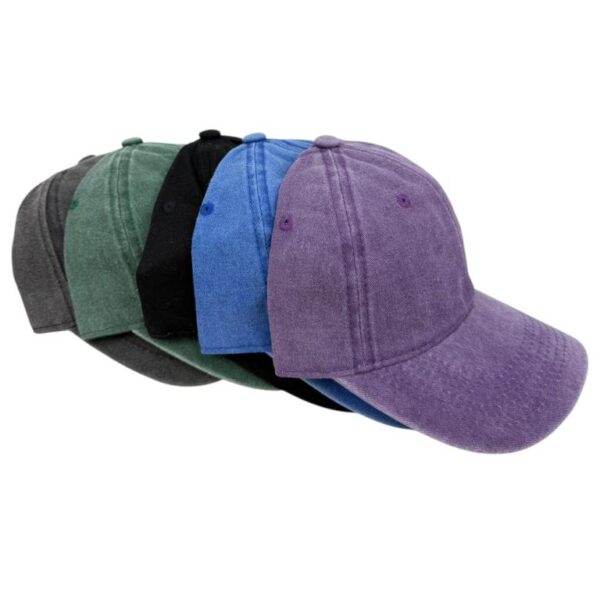 Bonita Gorra Ajustable de Mujer en Algodón 100% con Colores Lisos Ideal para Regalo - Imagen 4