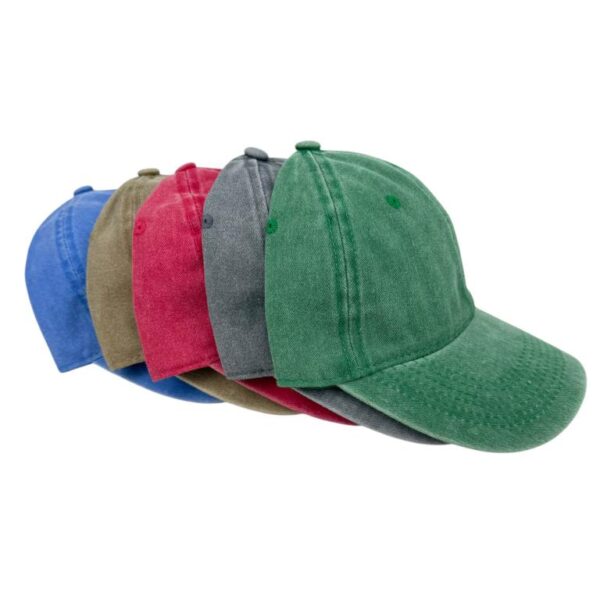 Bonita Gorra Ajustable de Mujer en Algodón 100% con Colores Lisos Ideal para Regalo - Imagen 2