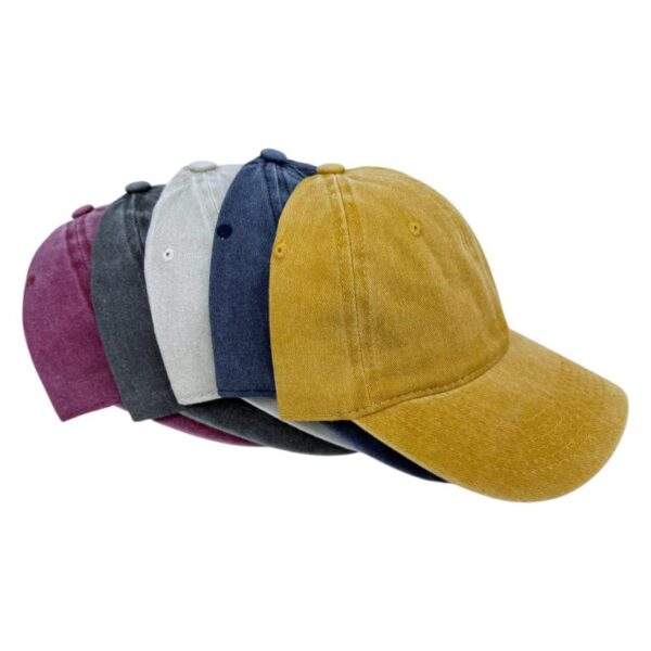 Bonita Gorra Ajustable de Mujer en Algodón 100% con Colores Lisos Ideal para Regalo - Imagen 3