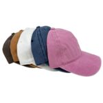 Bonita Gorra Ajustable de Mujer en Algodón 100% con Colores Lisos Ideal para Regalo