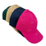 Gorra Ajustable de Mujer en Algodón 100% con Visera, Colores Lisos y Diseño Urbano - Imagen 4