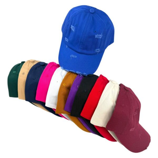 Gorra Ajustable de Mujer en Algodón 100% con Visera, Colores Lisos y Diseño Urbano - Imagen 2