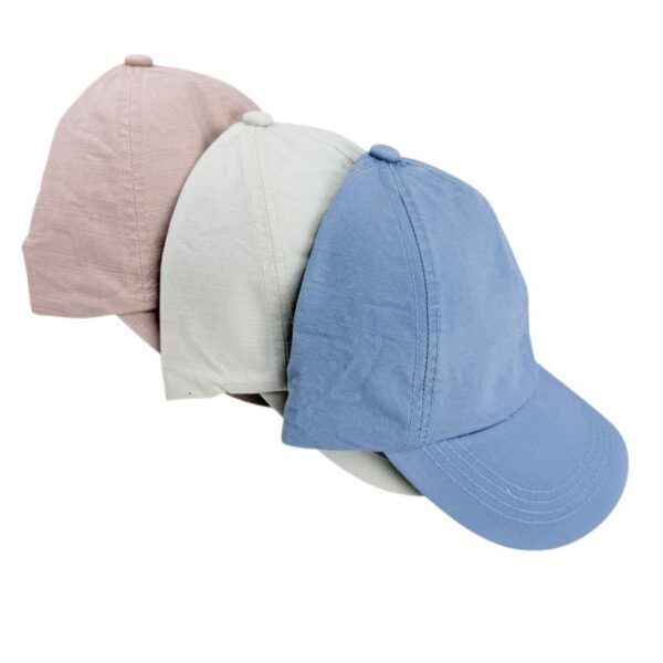 Cómoda Gorra Ajustable de Mujer en Algodón 100% con Visera y Colores Lisos - Imagen 4