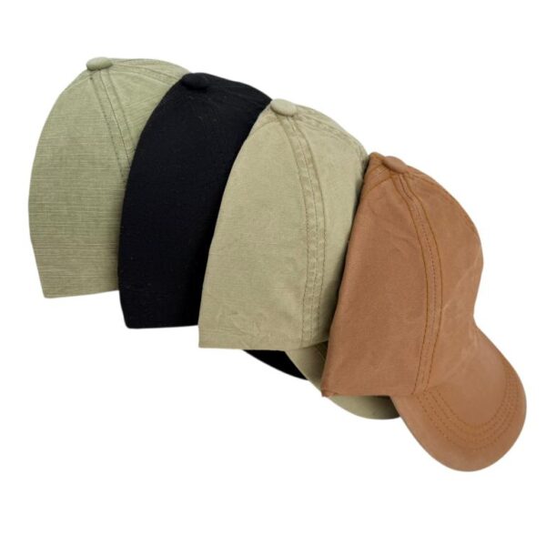 Cómoda Gorra Ajustable de Mujer en Algodón 100% con Visera y Colores Lisos - Imagen 2