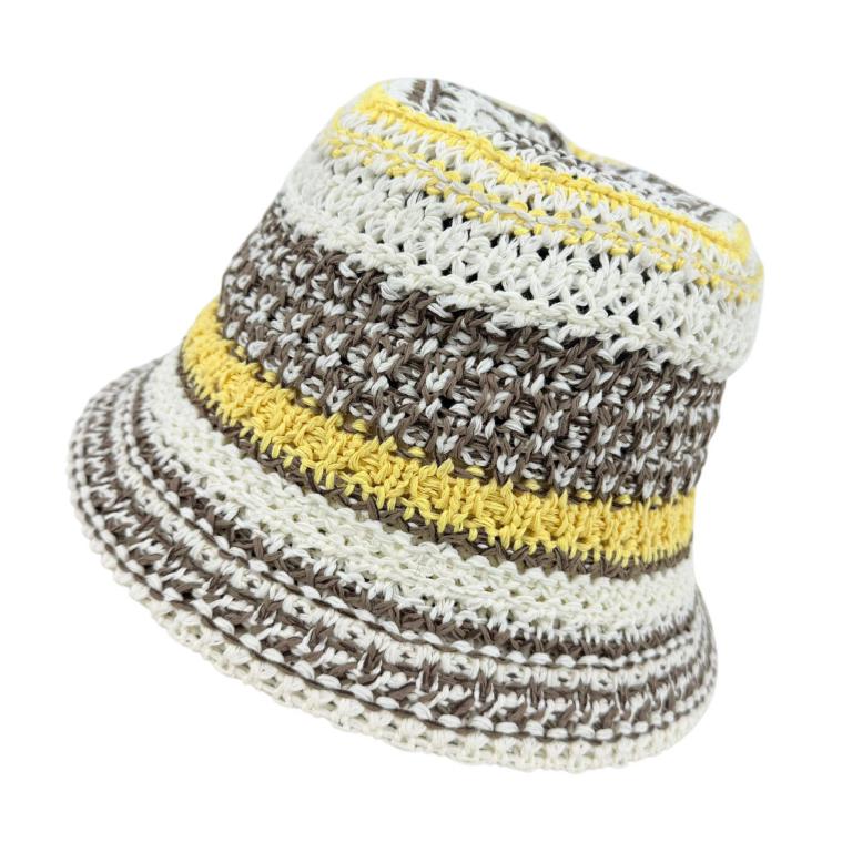 Alegre Sombrero Multicolor de Mujer con Bonito Diseño Ideal para Regalo-Beige Alegre Sombrero Multicolor de Mujer con Bonito Diseño Ideal para Regalo - Imagen 1