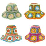 Sombrero de Papel Mujer con Diseño Flores y Talla Única para Verano - Imagen 15