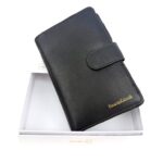 Cartera de Gran Calidad en Piel Nazareno Gabrielli con Caja, Mini Solapa y Fabricado en India - Imagen 4