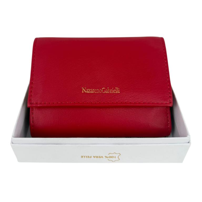CGPDK594-79-R Cartera de Gran Calidad en Piel Nazareno Gabrielli con Caja y Fabricado en India para Mujer - Imagen 1