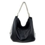 Bolso de Hombro Sintético Tricolor Maxfly con Asa Trenzada y Lateral Decorativo para Mujer - Imagen 2