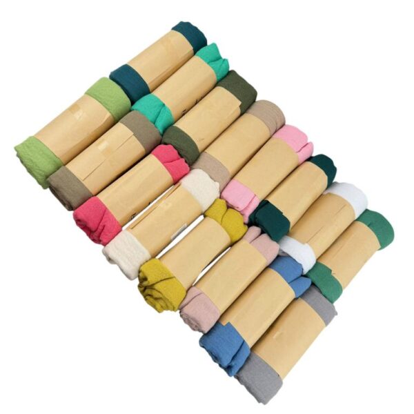 Fular Para Mujer de Colores Lisos en Viscosa y Algodón - Mayorista España